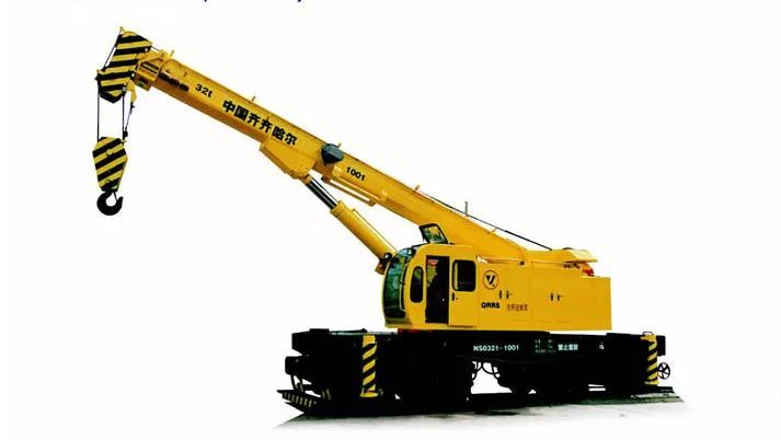 國內(nèi)重鐵伸縮式鐵路起重機(jī)首次出口海外