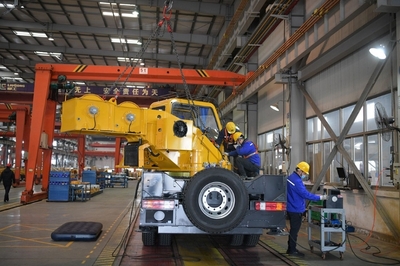 安徽柳工起重機主導(dǎo)產(chǎn)品市場占有率全國第四